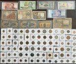Rare Lot of 78 Old to Modern Coins & Currency
