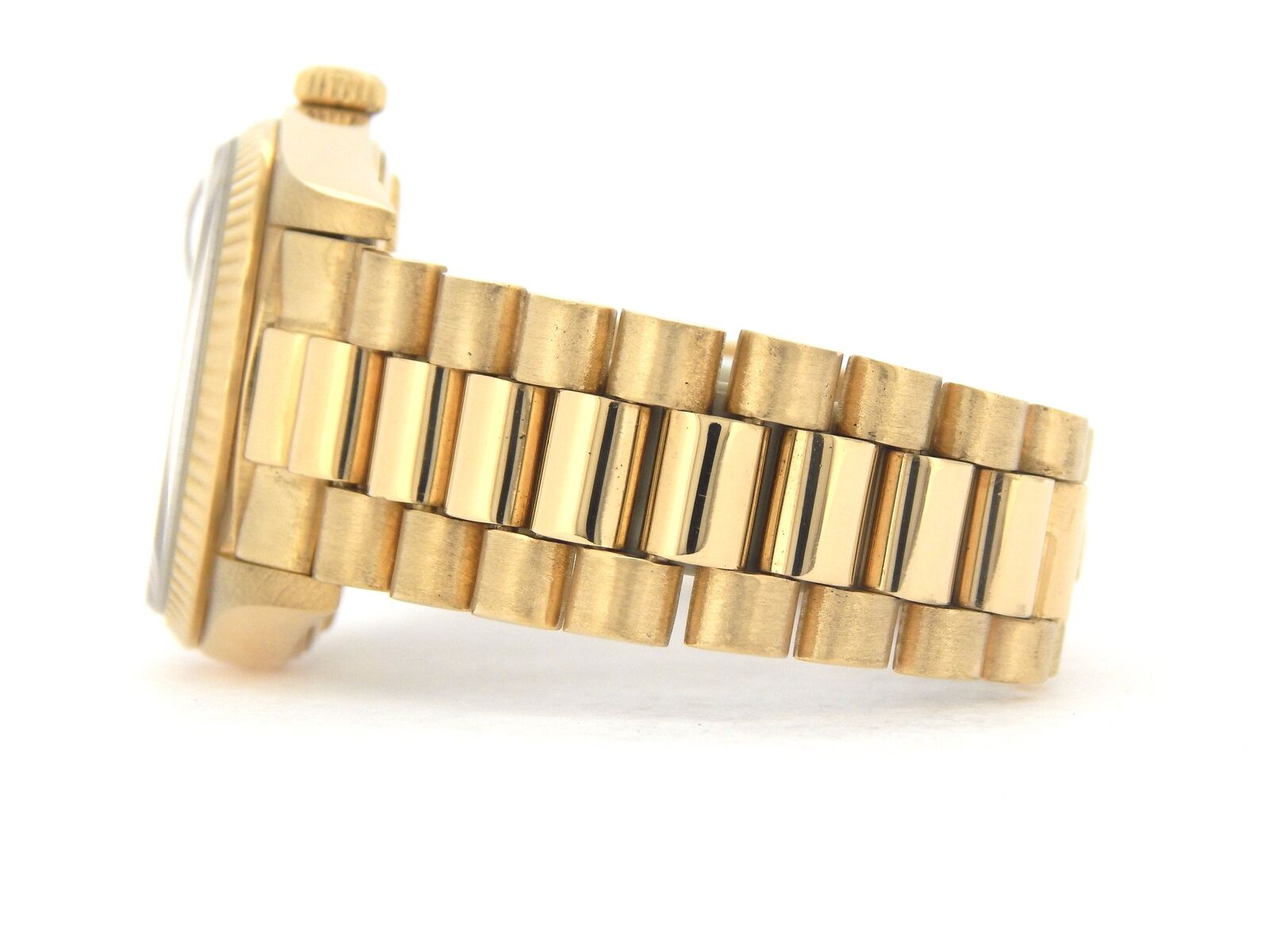 Rolex Day-Date President 18K Gold Watch White Dial