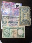 Assorted Antique Coins and Paper Money from Hong Kong