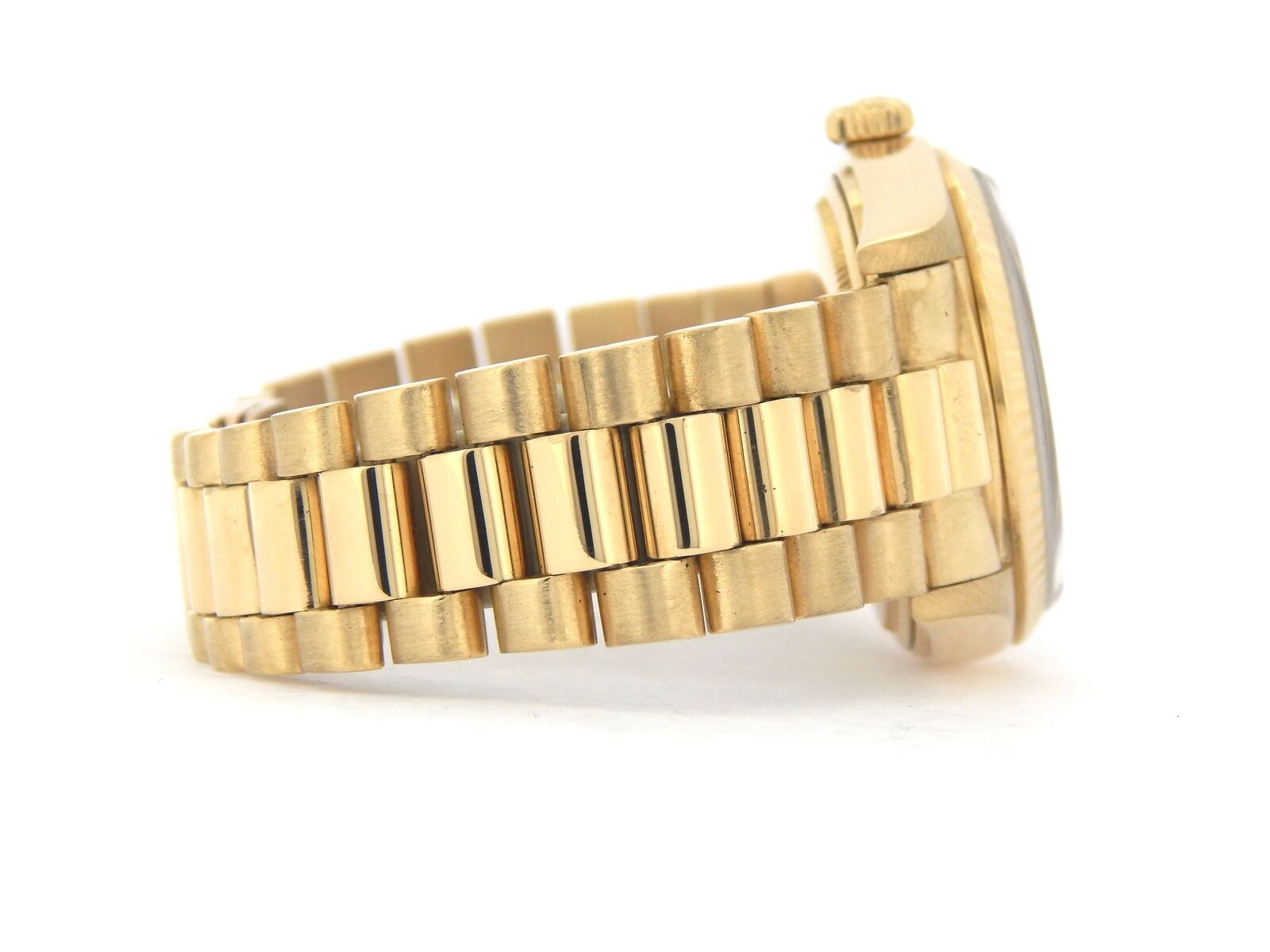 Rolex Day-Date President 18K Gold Watch White Dial