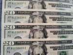 7 Sequential Uncirculated $20 Bills and Coins