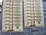 15 Sequential Uncirculated $20 Bills Collection