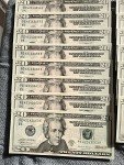 15 Sequential Uncirculated $20 Bill Notes