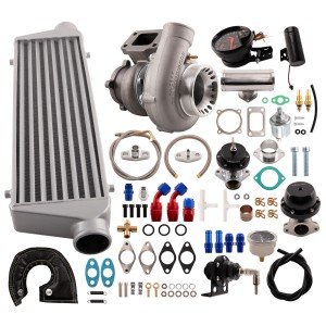 High-Performance Turbo Kit with Wastegate and Intercooler