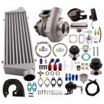 High-Performance Turbo Kit with Wastegate and Intercooler