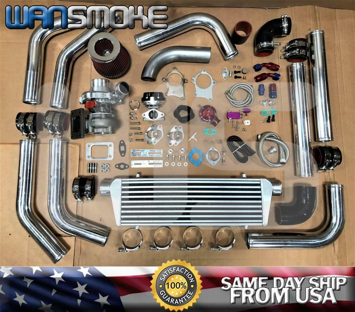 T3/T4 Turbo Charger Kit with Wastegate and Intercooler
