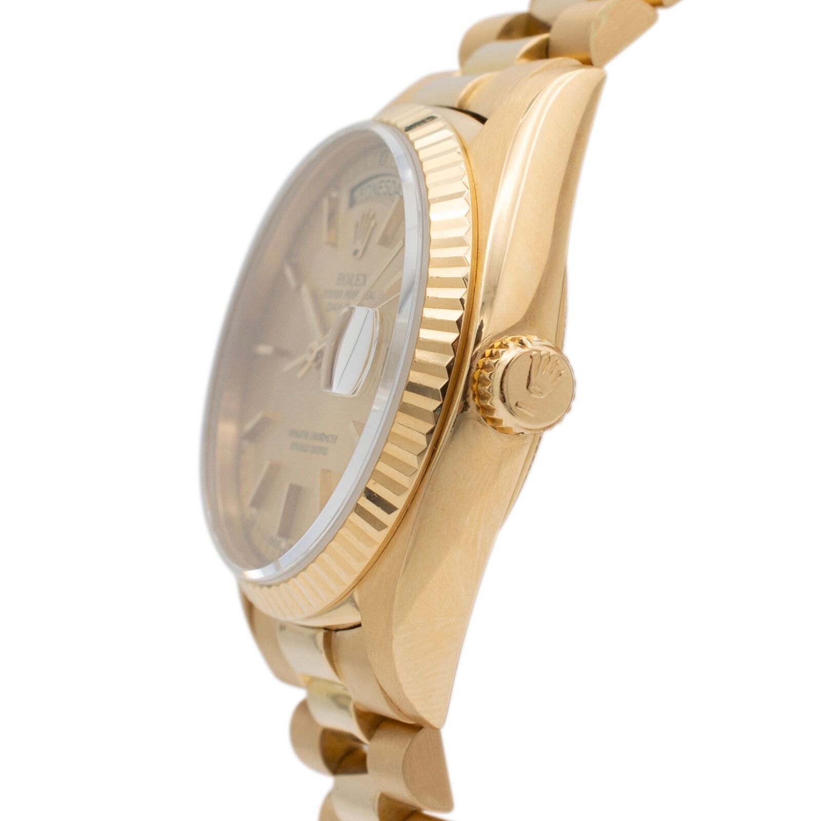 1978 Rolex President Champagne Dial 18K Gold Watch