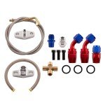 High-Performance Turbo Kit with Wastegate and Intercooler