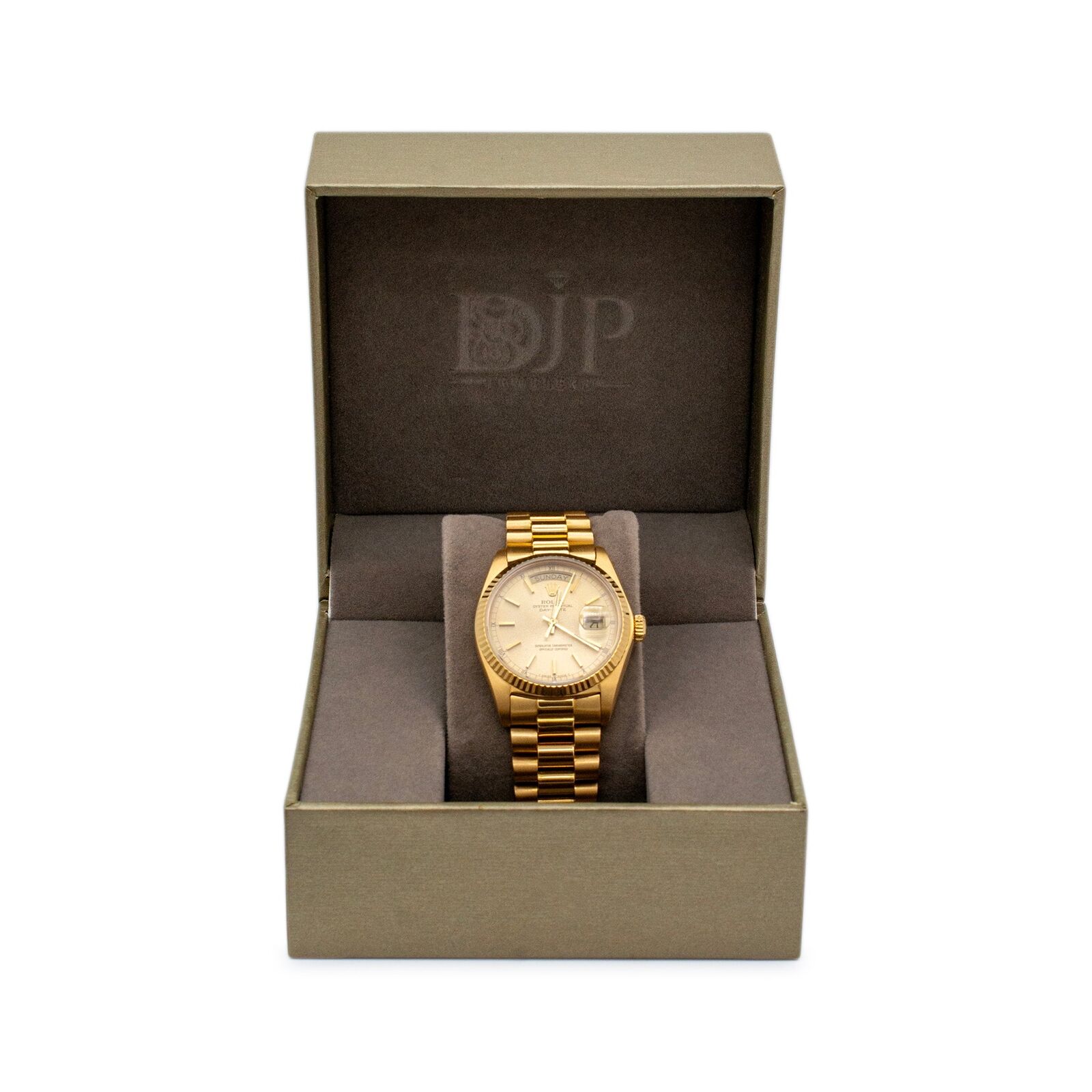 1978 Rolex President Champagne Dial 18K Gold Watch