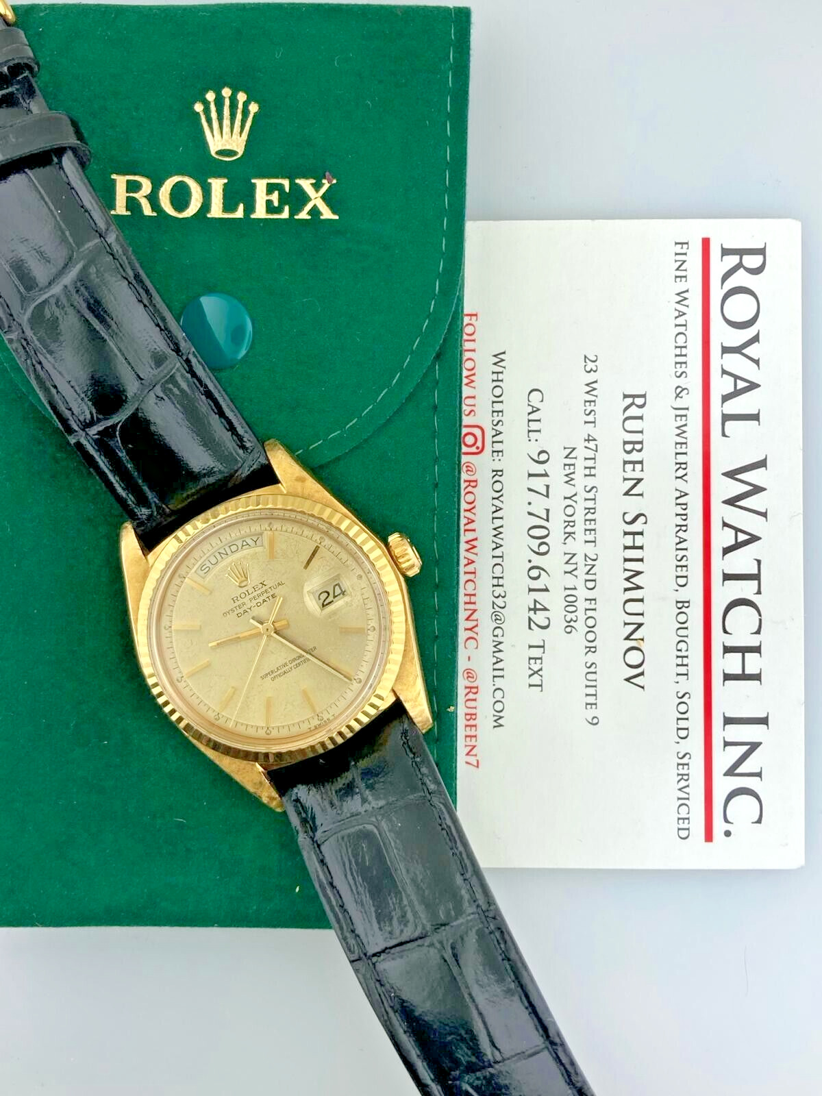 Rolex Day-Date President #1803 18K Yellow Gold