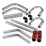 Universal Aluminum Turbo Intercooler Pipe Kit