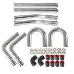 Universal Aluminum Turbo Intercooler Pipe Kit