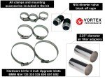 BMW N54 2" Turbo Inlet Kit - Black