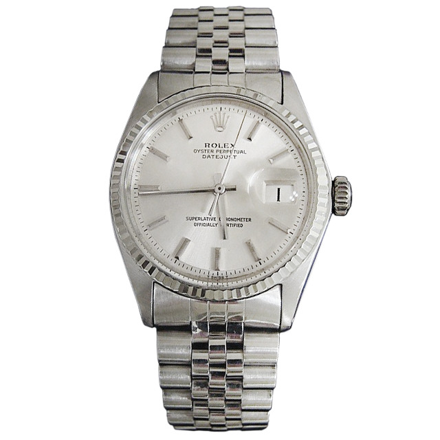 Rolex Mens Datejust SS & 18K White Gold