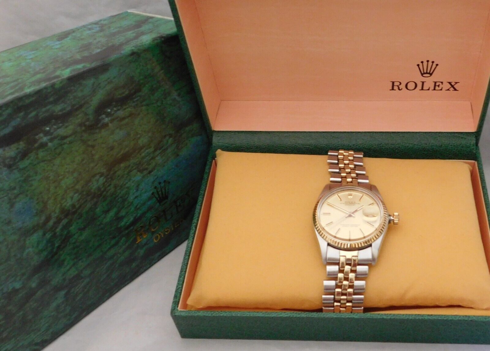 Rolex Datejust Ref. 1601 Gold/SS 1974 Mens Watch