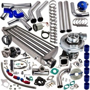 Universal T3/T4 Turbocharger Kit with Wastegate & Intercooler
