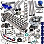 Universal T3/T4 Turbocharger Kit with Wastegate & Intercooler