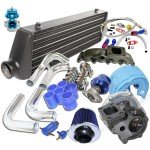 T3/T4 Turbo Kit with Black Intercooler for Audi A4