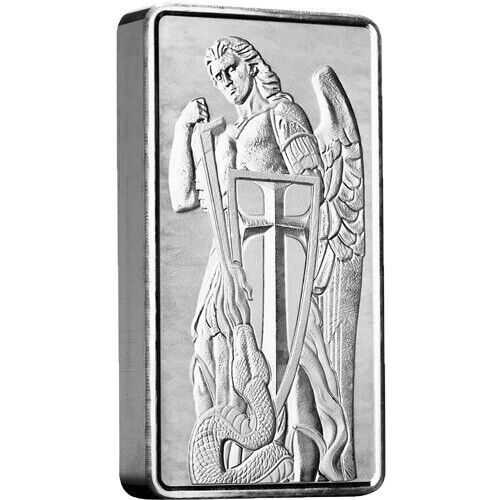 10 oz Scottsdale Archangel Michael Silver Bar - VIP
