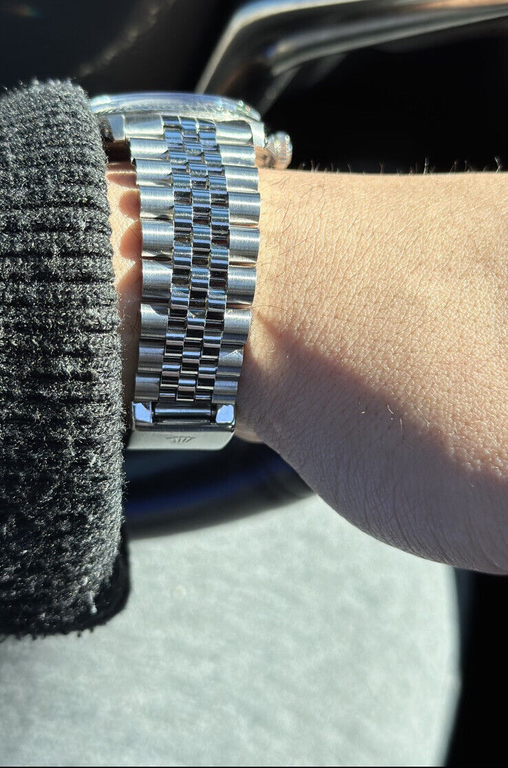 36MM Rolex Datejust Black Dial with Jubilee Bracelet