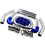 Universal 2.5" Aluminum Turbo Intercooler Piping Kit