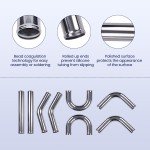 Universal 2.5" Aluminum Turbo Intercooler Piping Kit