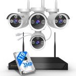 SmartSF 8CH 1080P Wireless Outdoor Security Camera with 1TB