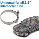Universal 2.5" Aluminum Turbo Intercooler Pipe Kit
