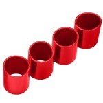 3" Universal Aluminum Turbo Intercooler Pipe Kit - Red