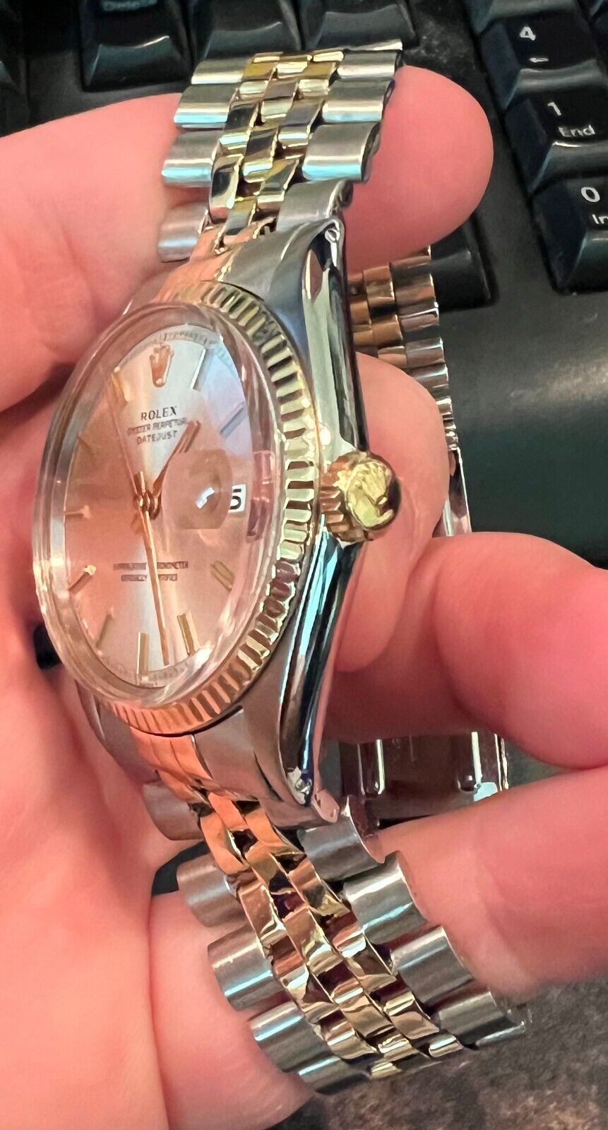 Rolex Vintage Datejust 1601 Silver Dial 36MM