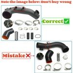 Turbo Charge Pipe Kit with 50mm BOV for BMW N54