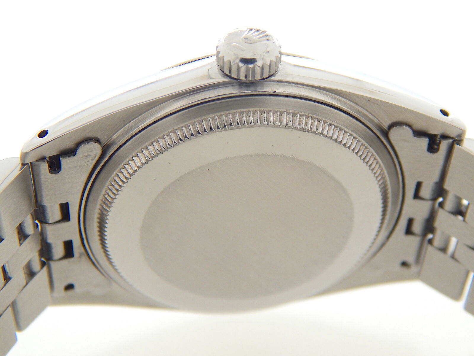 Rolex Datejust Mens SS & 18K White Gold