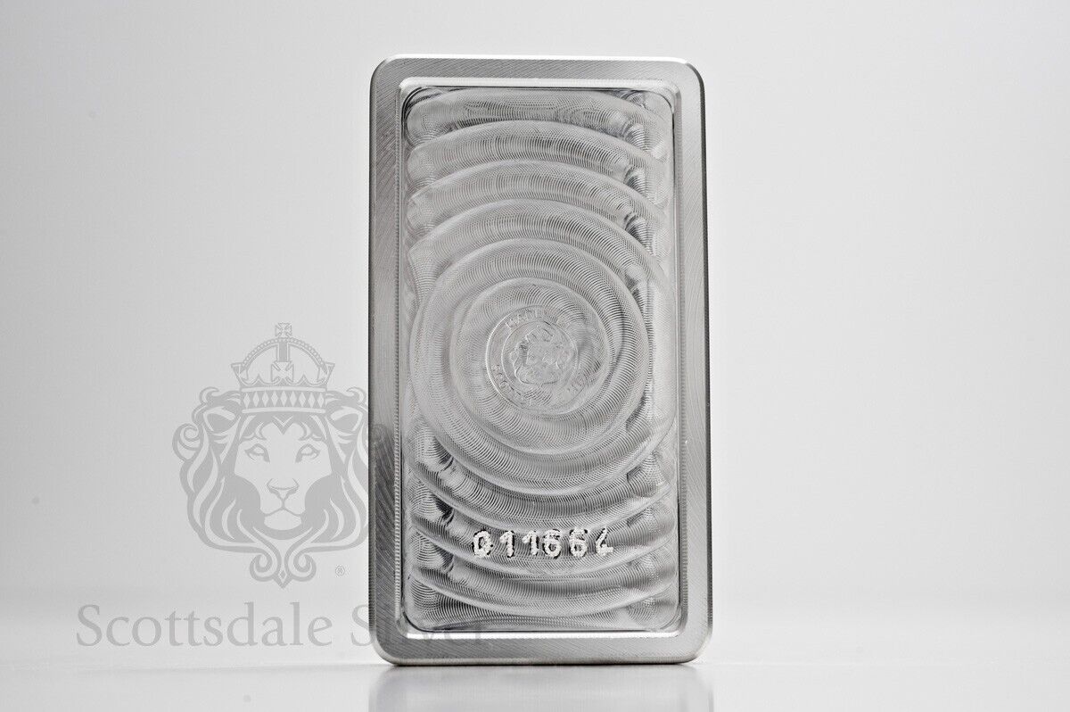5 x 10oz Scottsdale STACKER® Silver Bars - 50oz