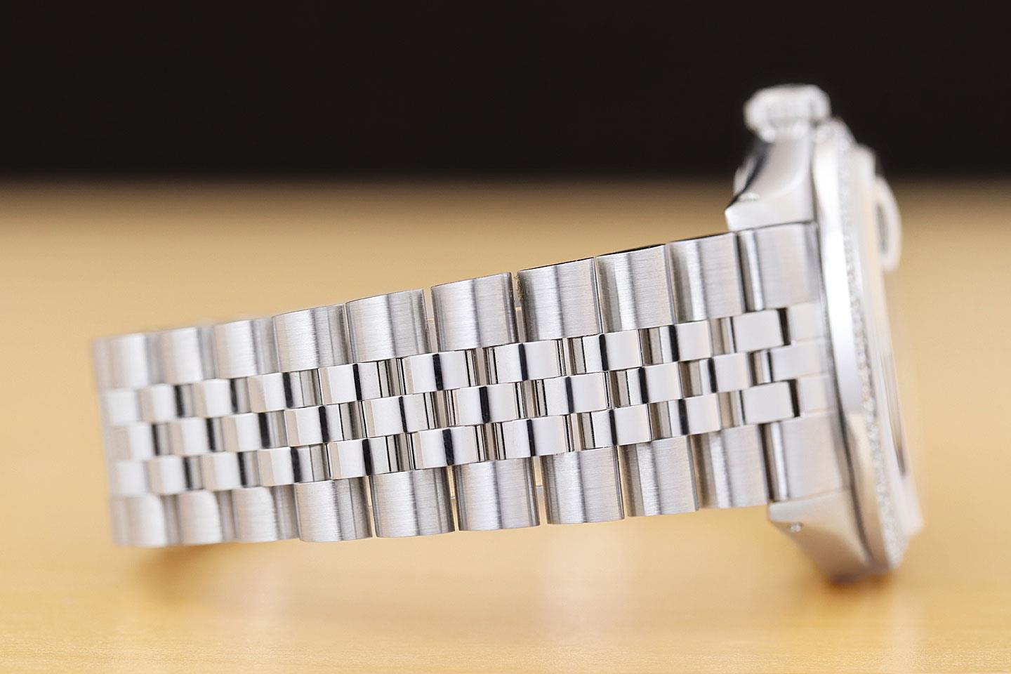 18K White Gold Rolex Datejust with Diamond Dial