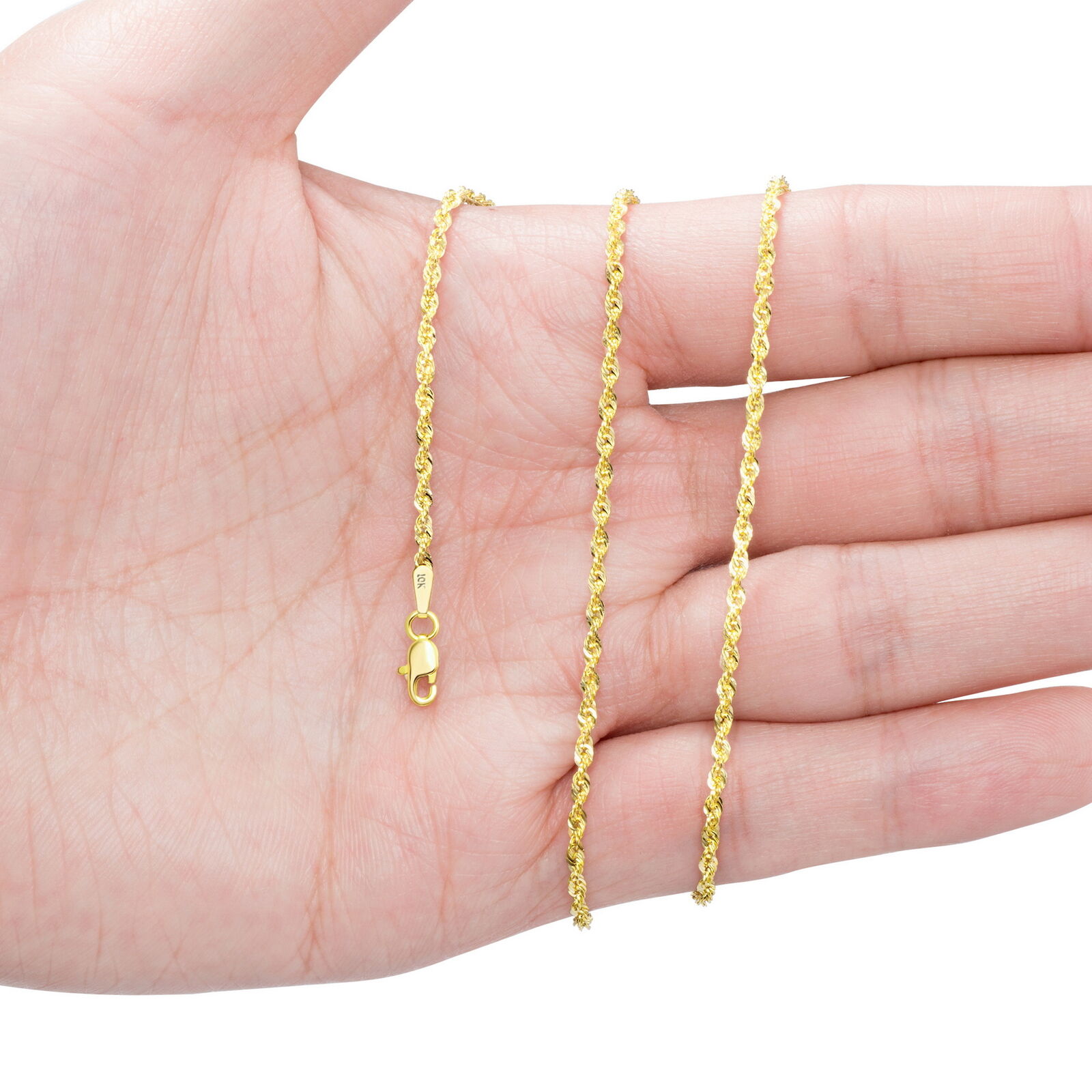 VIP Marketplace: 10K Gold Diamond Cut Rope Chain