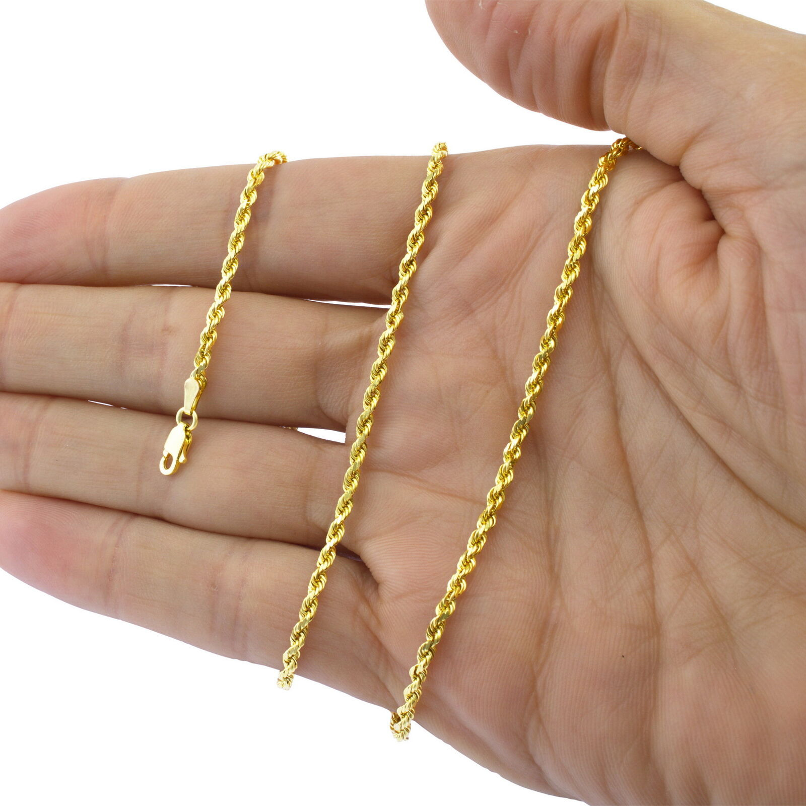 VIP Marketplace: 10K Gold Diamond Cut Rope Chain