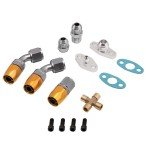 GT35 GT3582 Universal Turbo Charger with Oil Line Kit