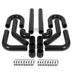 3" Black Turbo Charger Intercooler Piping Kit