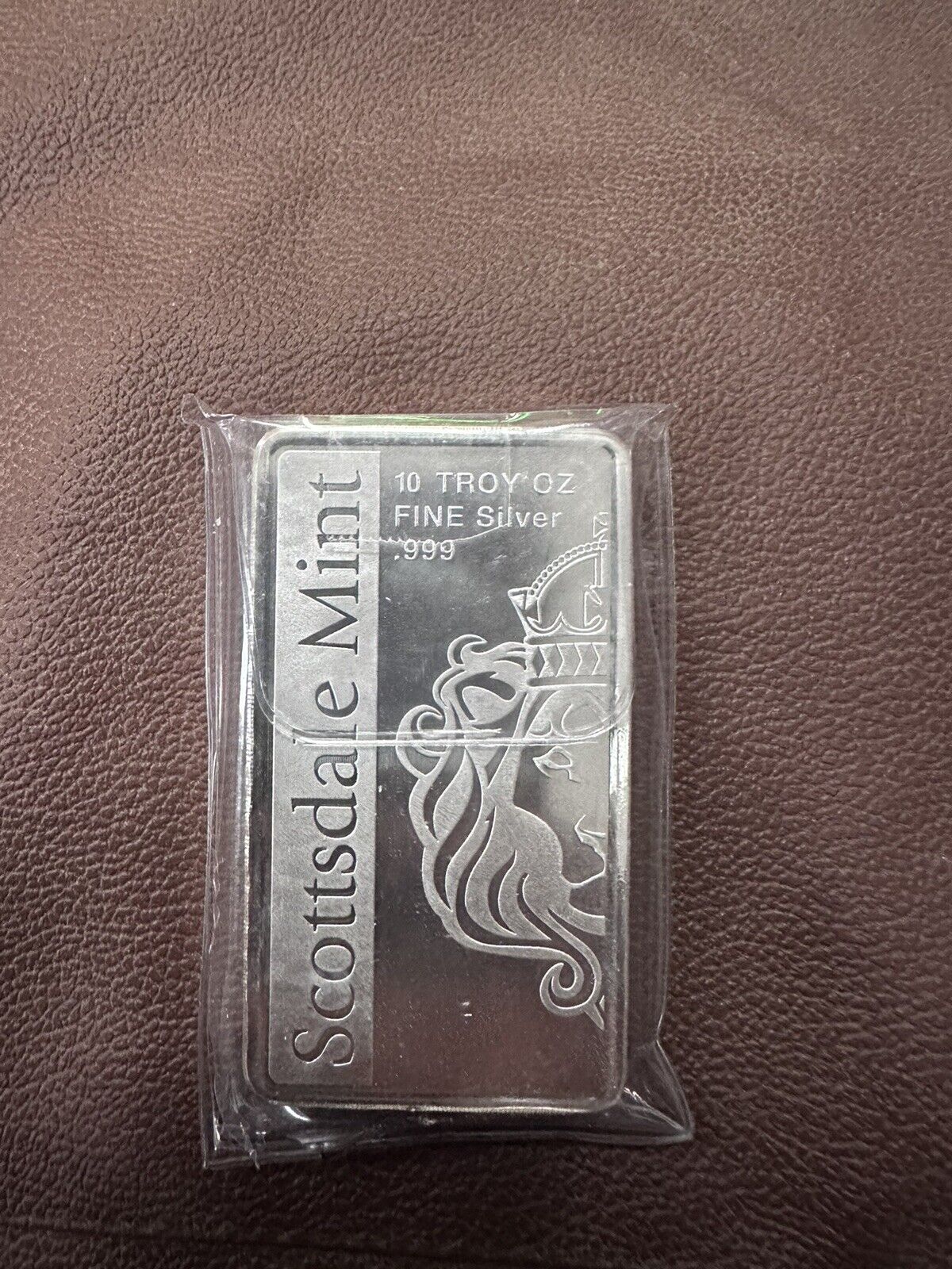 10 oz Scottsdale Archangel Michael Silver Bar + 1 oz