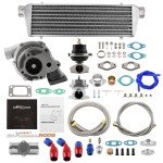 Turbo T04E T3/T4 Kit with Wastegate & Intercooler