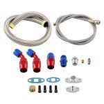 Turbo T04E T3/T4 Kit with Wastegate & Intercooler