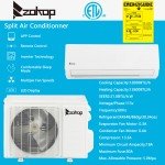 Ductless Mini-Split Heat Pump Air Conditioner 12000 BTU
