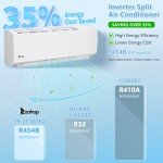 Ductless Mini-Split Heat Pump Air Conditioner 12000 BTU