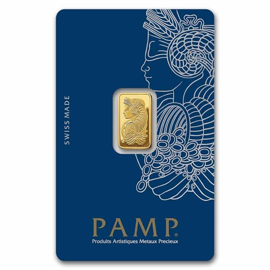 2.5g Gold Bar - PAMP Lady Fortuna Veriscan®