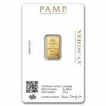 2.5g Gold Bar - PAMP Lady Fortuna Veriscan®