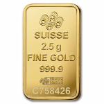 2.5g Gold Bar - PAMP Lady Fortuna Veriscan®