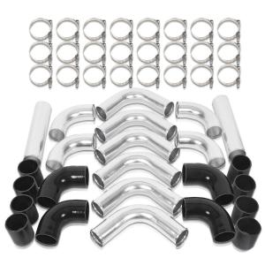 Universal Aluminum Turbo Intercooler Elbow Pipe Kit