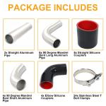 Universal 2.5" Turbo Intercooler Pipe Kit