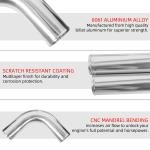 3" Universal Aluminum Turbo Intercooler Pipe Kit Red