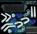 Turbo Front Mount Intercooler with Aluminum Piping Kit